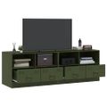 vidaXL TV skrinky 2 ks olivovo-zelené 67x39x44 cm oceľ