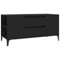 vidaXL TV skrinka čierna 102x44,5x50 cm spracované drevo