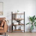vidaXL Regál na knihy 7 úrovní 75 x 30 x 123,5 cm Kompozitné drevo