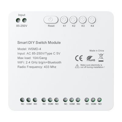 Modul inteligentného spínača Avatto WSMD-4 250V