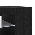 vidaXL TV skrinka 90 x 39 x 30 cm Čierny dub Kompozitné drevo