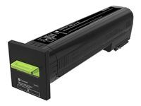 Extra vysoká výtěžnost - černá - originální - kazeta s barvivem LCCP, LRP - pro Lexmark CS820, CX820, CX825, CX860