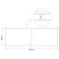 vidaXL Záclona na balkónové súkromie 200 x 1000 cm
