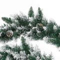 vidaXL Vianočná girlanda s LED svetielkami zelená 5,2 m PVC