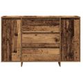 vidaXL Servírovacia skriňa Staré drevo 120 x 41 x 75 cm