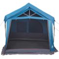 vidaXL Rodinný stan Modrá a šedá 620 x 322 x 240 cm Polyester