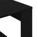 vidaXL Konferenčný stolík Čierny dub 50 x 50 x 35 cm Kompozitné drevo