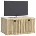 vidaXL Nástenná TV skrinka Nástenný Dub sonoma 59,5 x 41 x 30 cm
