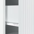 vidaXL Zásuvkový kabinet Biela 33 x 34,5 x 89,5 cm Kompozitné drevo