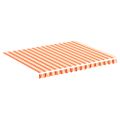 vidaXL Náhradná látka na markízu žlto-oranžová 3x2,5 m