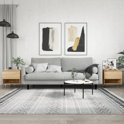 vidaXL Konferenčné stolíky 2 ks dub sonoma 50x46x50cm kompozitné drevo