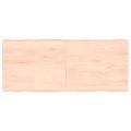 vidaXL Stolová doska 140x60x(2-6) cm neošetrený masív živé hrany