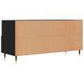vidaXL TV stolík čierny 102x36x50 cm kompozitné drevo