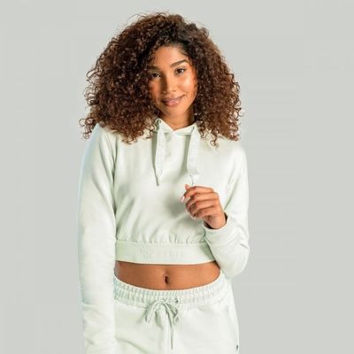 Dámska mikina Essential Cropped Hoodie Moon Grey - STRIX, veľkosť XS, veľkosť oblečenia XS