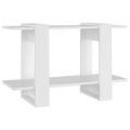 vidaXL Knižnica/deliaca stena biela 80x30x51 cm