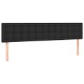 vidaXL Boxspring posteľ s matracom čierna 160x200 cm umelá koža