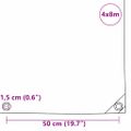 vidaXL Tarpaulin 650g / m² Oranžová 4 x 8 m Plátno s PVC povrchom