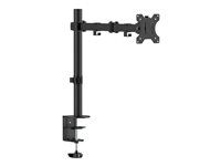 Montážna sada - pre LCD displej - oceľ - čierna - veľkosť obrazovky: až do 32" - upevnenie na stôl