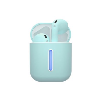 TESLA SOUND EB10 Bezdrôtové Bluetooth slúchadlá - Ice Blue - takmer nové