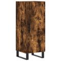 vidaXL Komoda dymový dub 34,5x34x90 cm spracované drevo