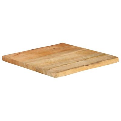 vidaXL Stolová doska 40x40x2,5 cm Live Edge z masívneho dreva Mango