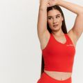 Dámsky športový top BEAT Tangerine - GymBeam, veľkosť M, veľkosť oblečenia M