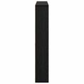 vidaXL Regál na časopisy s poličkou 2 ks Čierny dub 60 x 12 x 70 cm