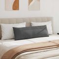 vidaXL Vankúše na pohovku 2 pcs Tmavo šedá 120 x 40 cm