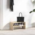vidaXL Regál na topánky stohovateľné dub sonoma 60x30x30,5 cm