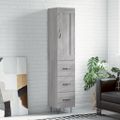 vidaXL Vysoká skrinka dub sonoma 34,5x34x180 cm spracované drevo