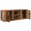 vidaXL TV skrinka 100 x 31,5 x 35 cm Staré drevo Kompozitné drevo