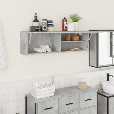 vidaXL Kúpeľňová nástenná skrinka 100x25x30 cm kompozitné drevo