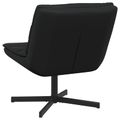 vidaXL Otočná stolička Čierna 63 x 75 x 76 cm Lesklý PU