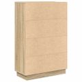 vidaXL Stôl Sonoma dub 71.5 x 31.5 x 106.5 cm Kompozitné drevo