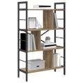 vidaXL Regál na knihy 7 úrovní 75 x 30 x 123,5 cm Kompozitné drevo