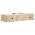 vidaXL Nástenný bočný stôl 87,5 x 34,5 x 17 cm Kompozitné drevo