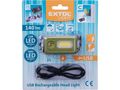 Čelovka 140lm, USB nabíjanie, LED+COB LED EXTOL-LIGHT