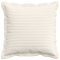 vidaXL Poťah na podložku 2 ks HOUTEN Krémová 30 x 30 cm manšestr
