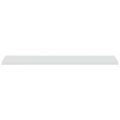 vidaXL Parapetné dosky Biela 120 x 45 x 4,5 cm PVC