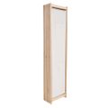 vidaXL Paraván s 5 panelmi, krémový 200x170x4 cm, látka