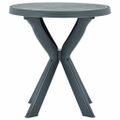 vidaXL Bistro stolík zelený priemer 70 cm plast