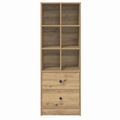 vidaXL Highboard Remeselný dub 45,5 x 34 x 127 cm