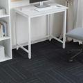 vidaXL Kobercová dlaždica Tmavo šedá s pruhmi 50 x 50 cm 20 ks