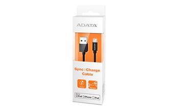 ADATA Lightning kábel MFi 1m čierny