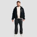 Bunda Sherpa Black - GymBeam, veľkosť L