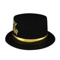 Klobúk čierny Happy New Year