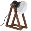 vidaXL Stolová lampa 25 W čierna 30x17x40 cm E27