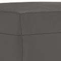 vidaXL Lavička sivá 100x35x41 cm umelá koža