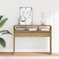 vidaXL Konzolový stolík Artisan Dub 105x30x80 cm Konštruktérske drevo