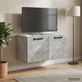 vidaXL Nástenná TV skrinka Nástenný Betónovo sivá 59,5 x 31 x 30 cm